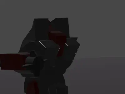 my sci fi mech Free low-poly 3D model