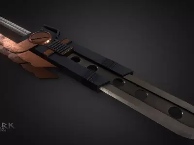 Leviathan Blade Low-poly 3D model