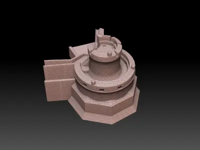 Minceta Fortress Dubrovnik 3D print model