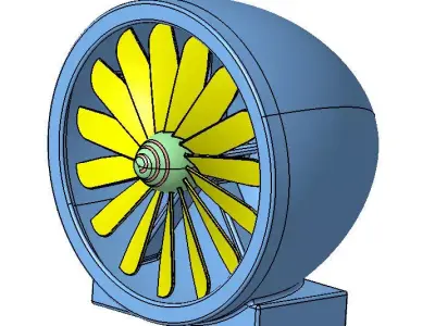 DESKTOP PROPELLER ASSEMBLY 3D print model