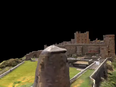 Bamburgh Castle 3D model