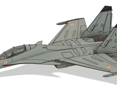 Sukhoi-30 MKI 3D print model