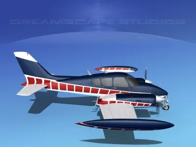 Cessna 320 Skyknight V06 3D model