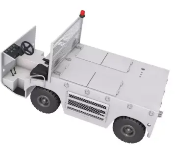 Military Aircraft Tugs 3D model