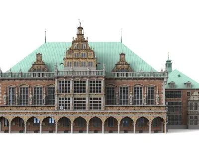 Town Hall of Bremen 3D model