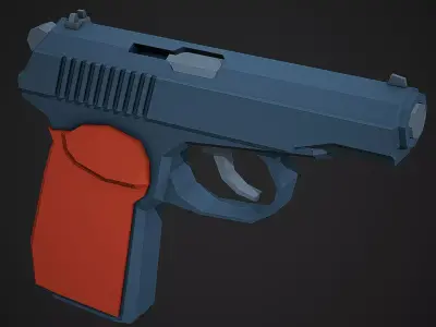 Stylized PMM Low Poly Mobile Ready Low-poly 3D model