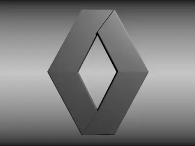 Renault logo Free 3D model
