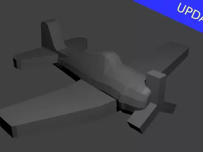 US F6F Hellcat Fighter Aircraft Free 3D print model