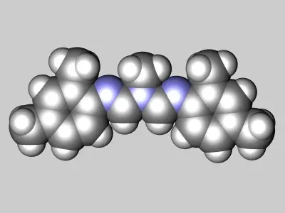 amitraz  molecule 3D model