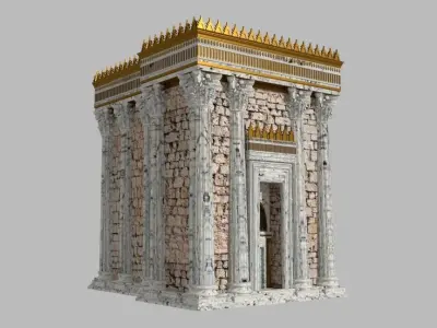 Herods Temple - Old Decrepit Version 3D model