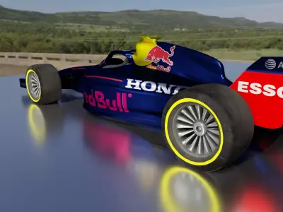 Aston Martin Formula 1 car Free 3D model