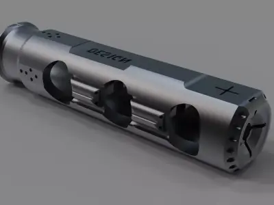 muzzle brake next generation 3D model