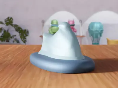 Inflatable Jet Ski Sea Bed - 377 3D print model