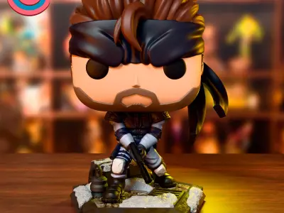Solid Snake - Funko Figure from Metal Gear Game 3D print model