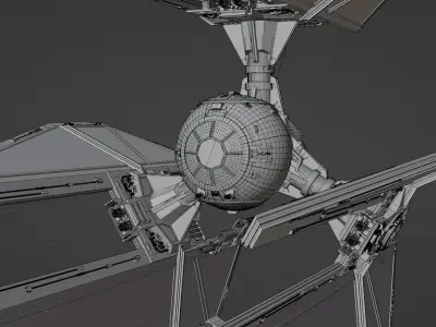TIE Defender 3D model