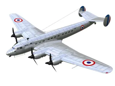 Sud-Est SE161 Languedoc 3D model