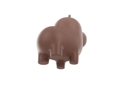 Hippo Character 3D model