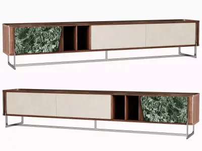 Cabinet by TV cabinet by dinner cabinet-02 Free 3D model