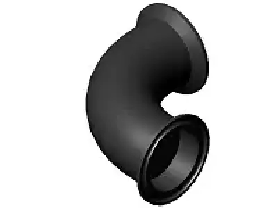 Sanitary Elbow 90 TC 1-1-2 in 3D model