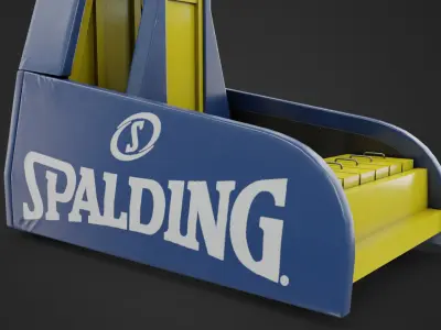 Basketball Hoop System 3D Model