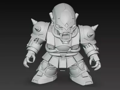 Alien Xenomorph Gundam Mode 3D print model