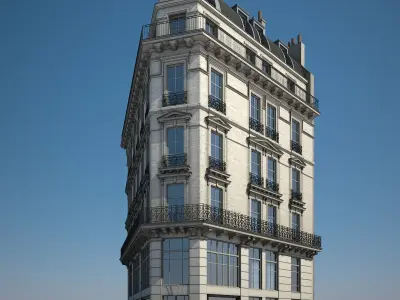 Old Building XI 3D model