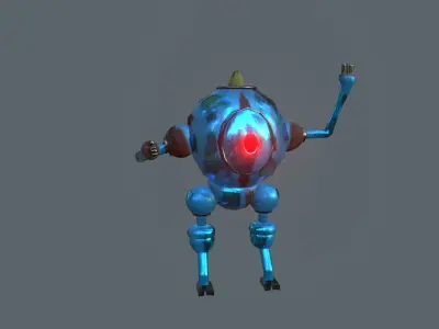 Simple robot 3D model purchase