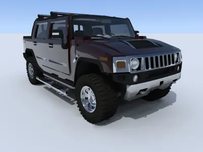Hummer H2 Free 3D model