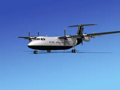 Dehavilland DHC-7 Dreamscape 3D model