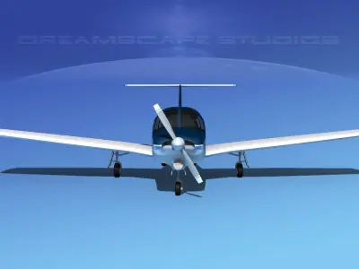 Piper Turbo Arrow III 3D model
