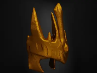 JarvanIV - League Of Legends Cosplay Costume Face Mask 3D print model