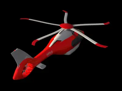 Future helicopter 3D model