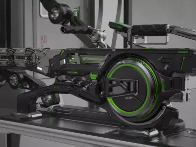 Concept Electron Pulse Cannon 3D model