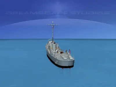 USS PC-1200 Submarine Chaser  3D model