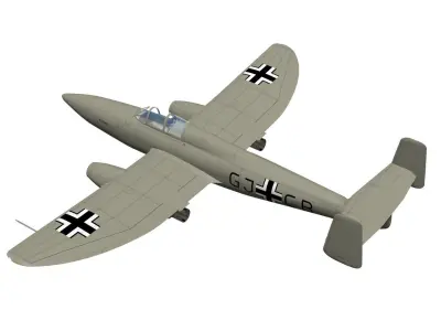 Heinkel He 280 V3 3D model