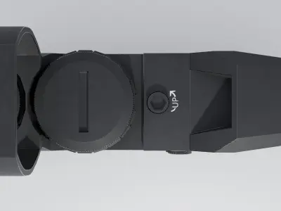 Reflex Sight Low Poly Red dot sight Low-poly 3D model