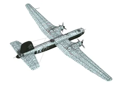 Heinkel He-177 - Greif - 6NEK 3D model