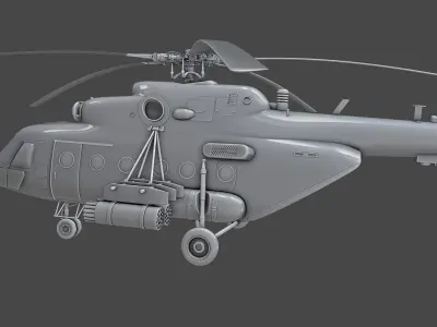 Helicopter Mi-8 AMTSH 3D model