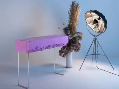 Vanity Table BreakFree Free 3D model