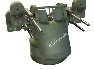 M45 Quadmount Low-poly 3D model