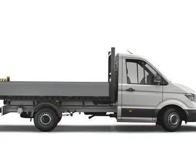 MAN TGE Single Cab Tipper 2021 3D model