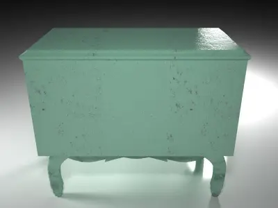 Furniture vintage 3 Free low-poly 3D model