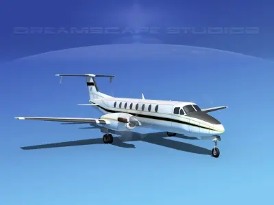 Beechcraft 1900C V13 3D model