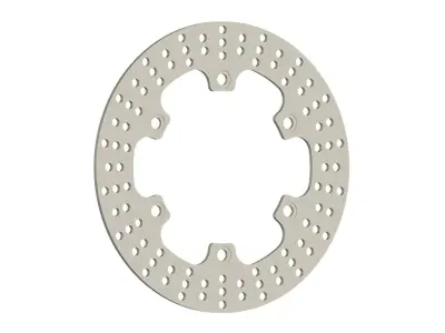 Brake disc TRW MST202 3D model