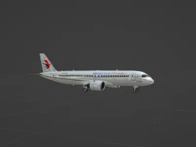C919 airplane  3D model