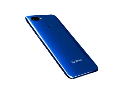 Realme 2 pro Smartphone - 3 Themes Low-poly 3D model