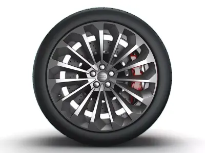 Audi E Tron wheel 3D model