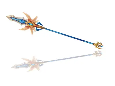 Angel Spear Low-poly 3D model