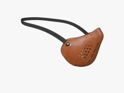 Leather Mask 3D model