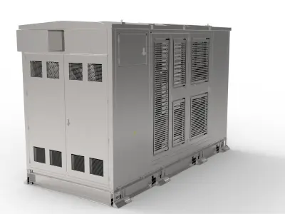 KIOSK Hydrau PackPower Generation High Power Rectifier 3D model